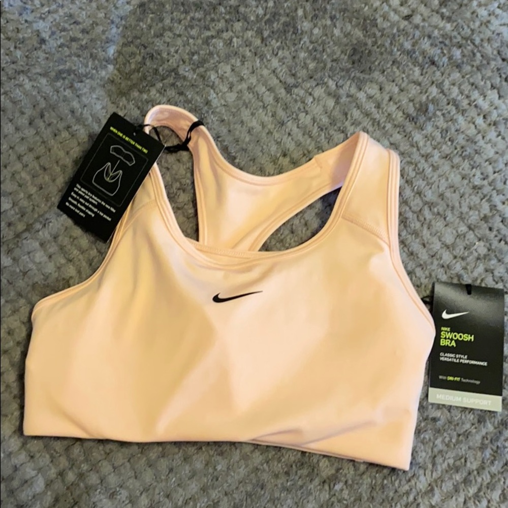 •Nike• SWOOSH Dri Fit Sports Bra